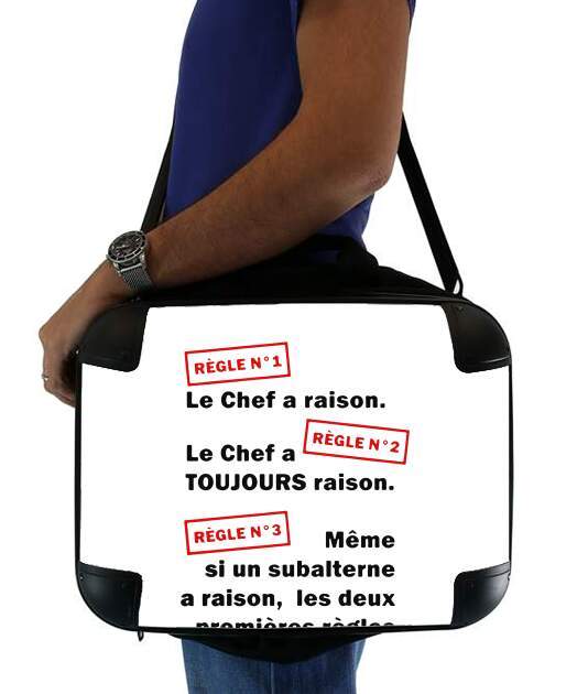  Les regles du chef voor Laptoptas