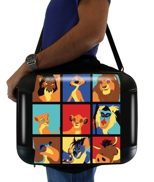  Lion pop voor Laptoptas