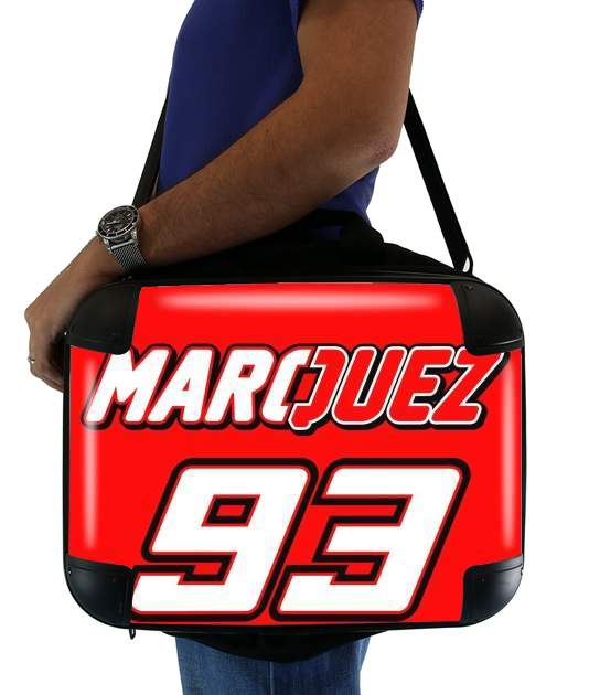  Marc marquez 93 Fan honda voor Laptoptas