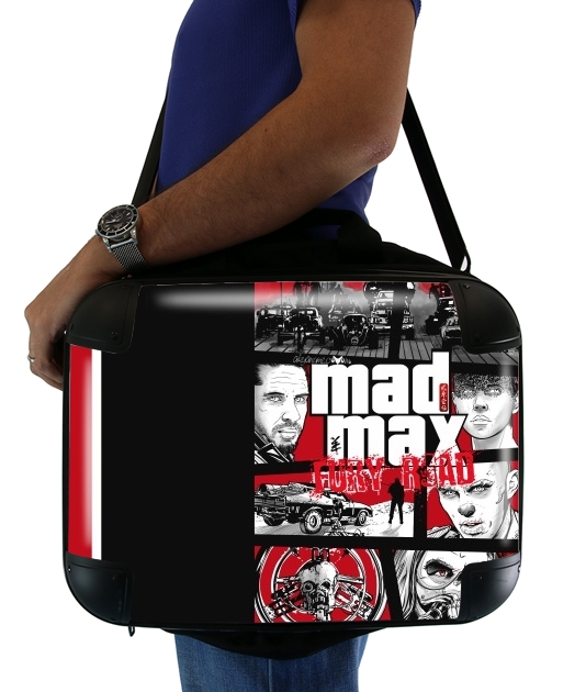  Mashup GTA Mad Max Fury Road voor Laptoptas