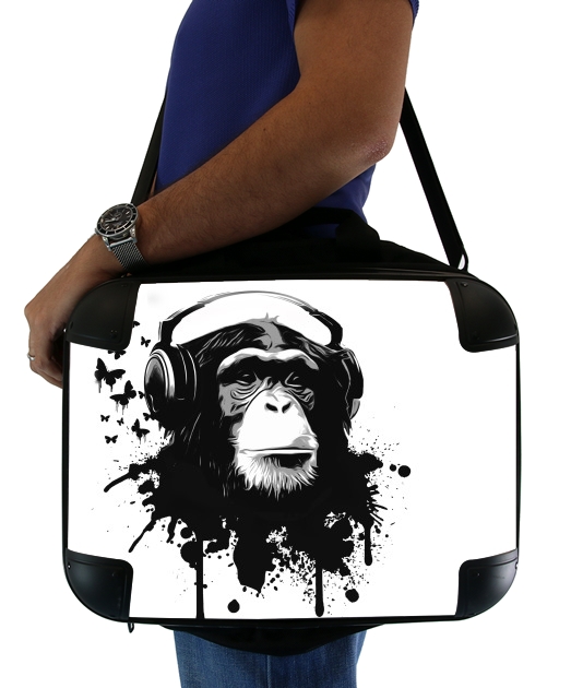  Monkey Business - White voor Laptoptas