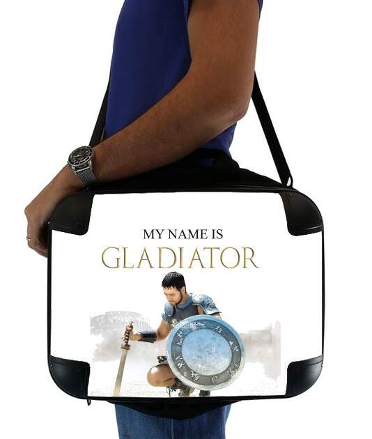  My name is gladiator voor Laptoptas