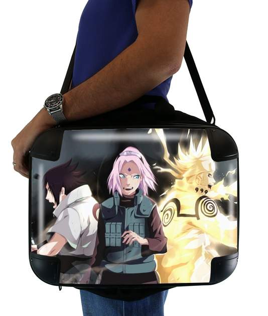  Naruto Sakura Sasuke Team7 voor Laptoptas