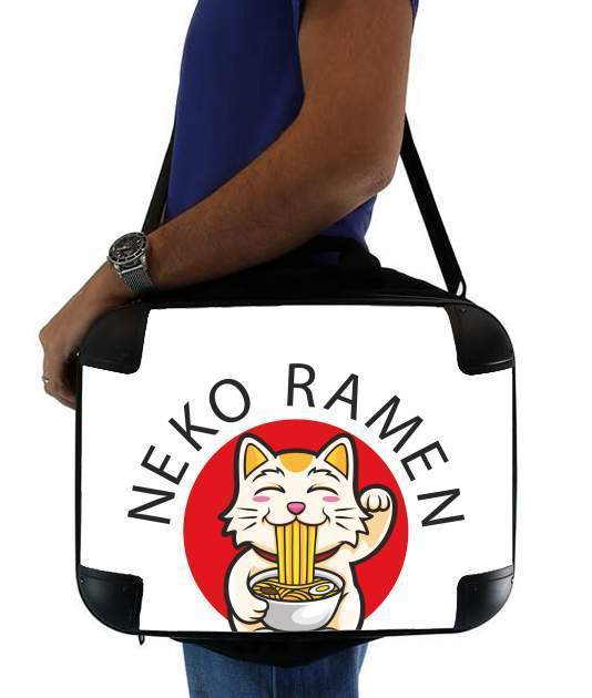  Neko Ramen Cat voor Laptoptas