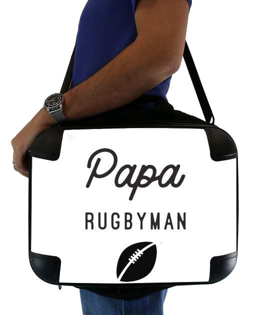  Papa Rugbyman voor Laptoptas