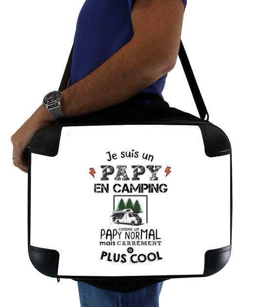  Papy en camping car voor Laptoptas