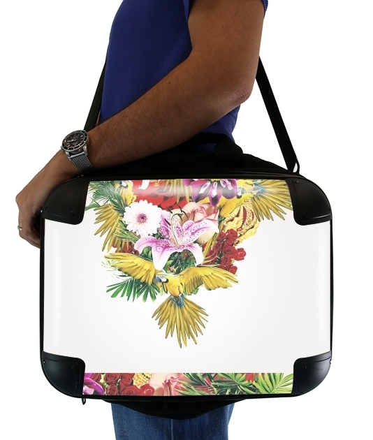  Parrot Floral voor Laptoptas