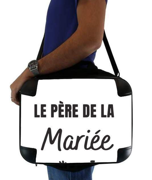  Pere de la mariee voor Laptoptas