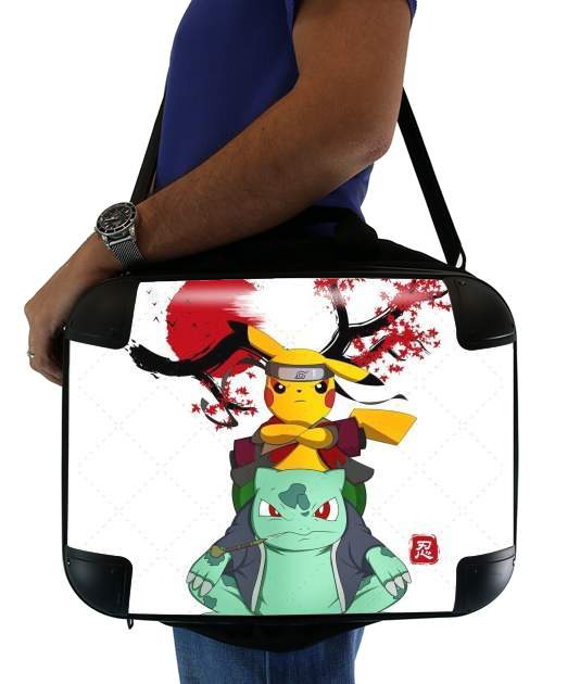  Pikachu Bulbasaur Naruto voor Laptoptas