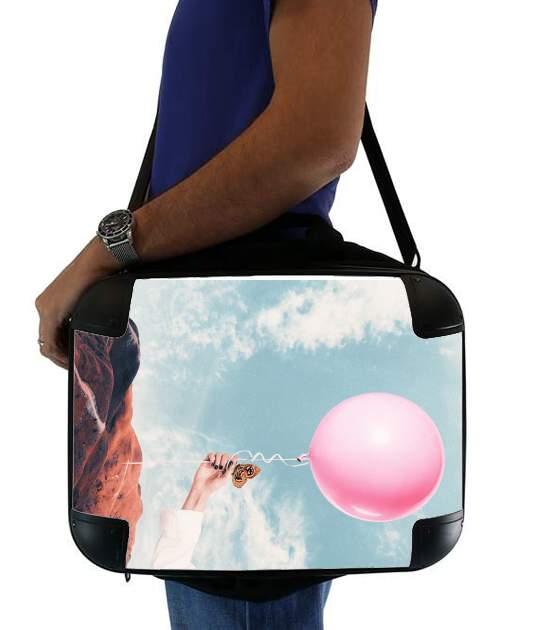  PINK BALLOON voor Laptoptas