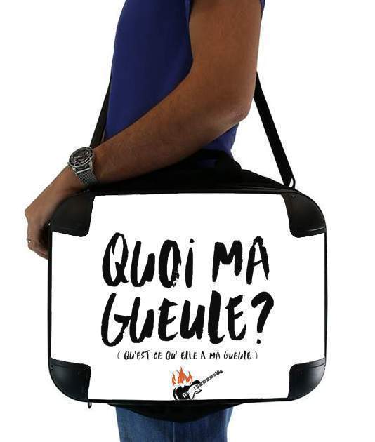  Quoi ma gueule voor Laptoptas