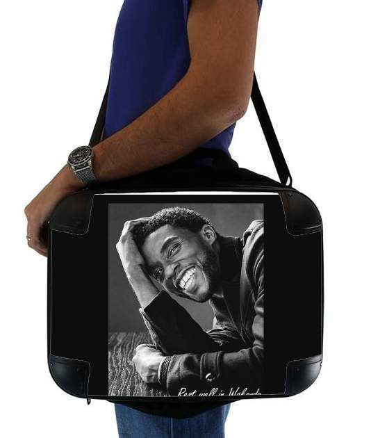  RIP Chadwick Boseman 1977 2020 voor Laptoptas