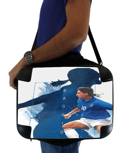  Roberto Baggio Italian Striker voor Laptoptas