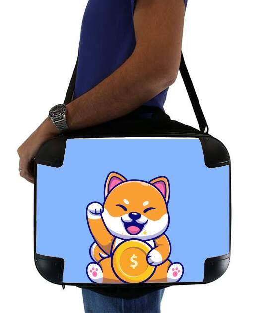  Shiba Inu Crypto voor Laptoptas