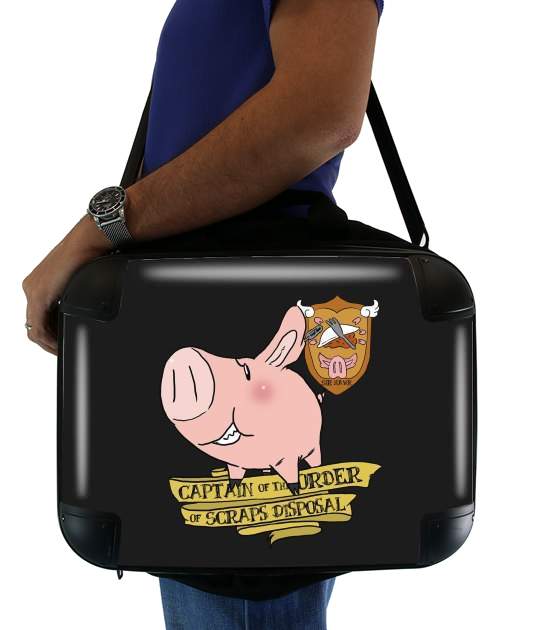  Sir Hawk The wild boar or Pig voor Laptoptas