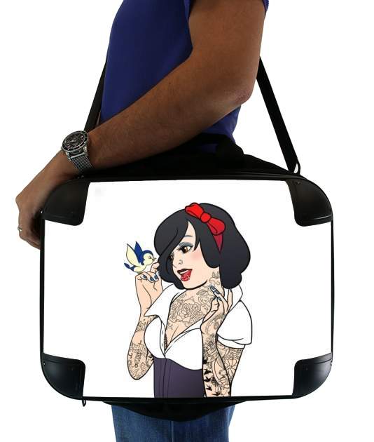  Snow White Tattoo Bird voor Laptoptas