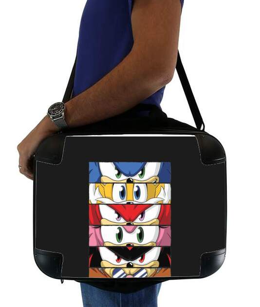  Sonic eyes voor Laptoptas