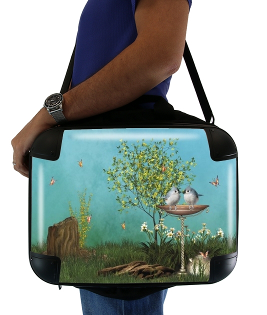  Summer Feeling Birds voor Laptoptas