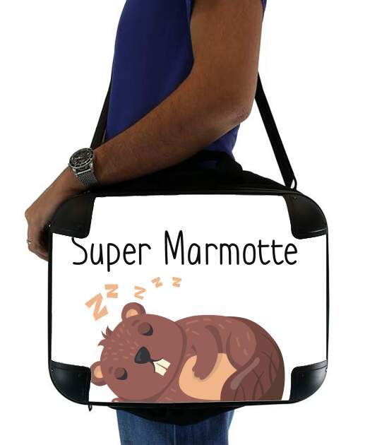  Super marmotte voor Laptoptas