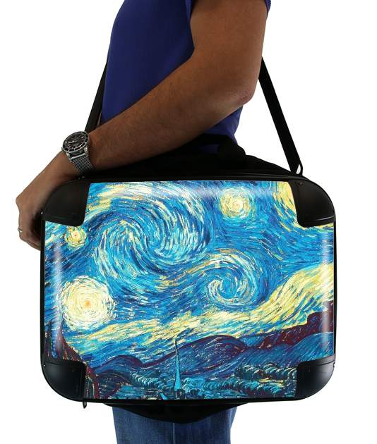  The Starry Night voor Laptoptas