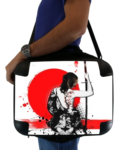  Trash Polka - Female Samurai voor Laptoptas