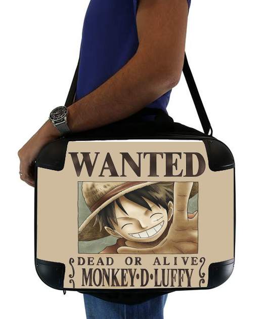  Wanted Luffy Pirate voor Laptoptas