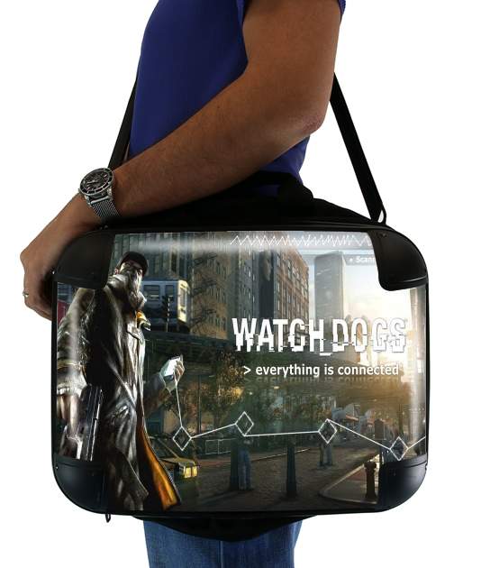  Watch Dogs Everything is connected voor Laptoptas