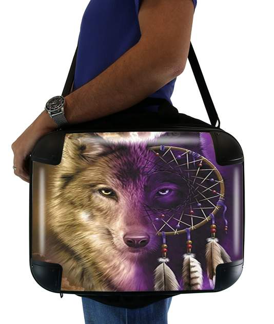  Wolf Dreamcatcher voor Laptoptas