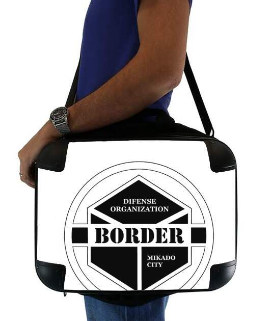  World trigger Border organization voor Laptoptas