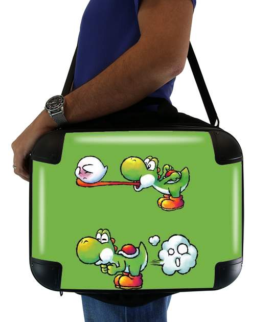  Yoshi Ghost voor Laptoptas