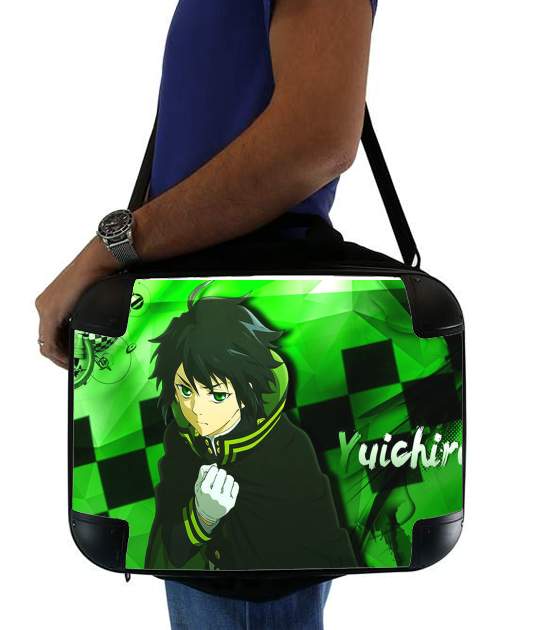  yuichiro green voor Laptoptas