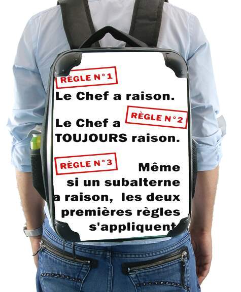  Les regles du chef voor Rugzak