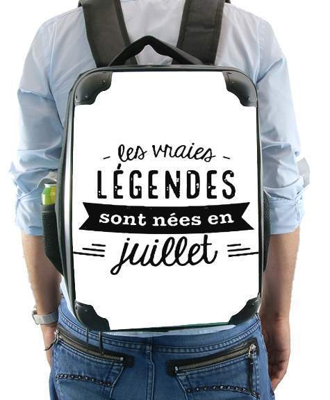  Les vraies legendes sont nees en juillet voor Rugzak