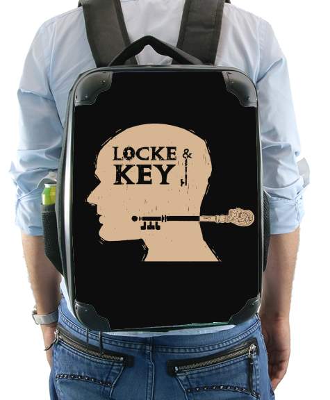  Locke Key Head Art voor Rugzak