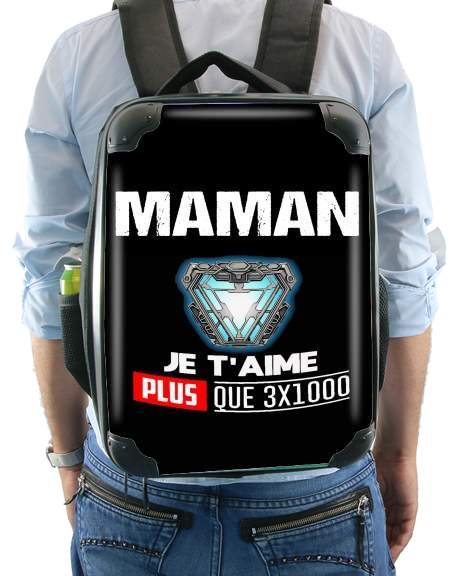  Maman je taime plus que 3x1000 voor Rugzak