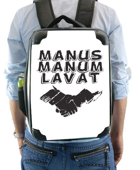  Manus manum lavat voor Rugzak