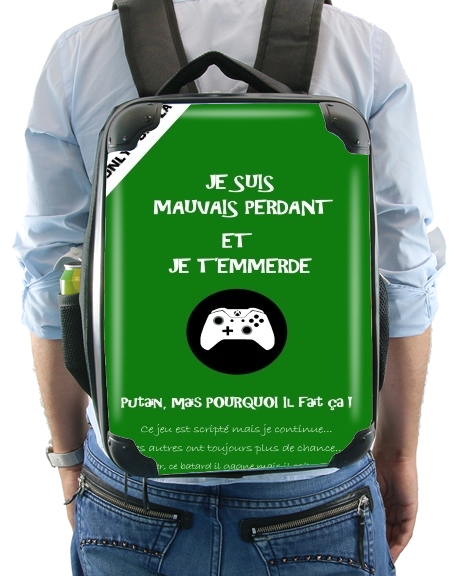  Mauvais perdant - Vert Xbox voor Rugzak