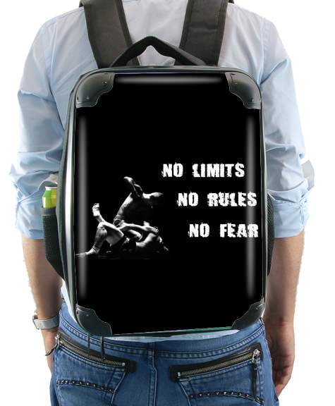  MMA No Limits No Rules No Fear voor Rugzak