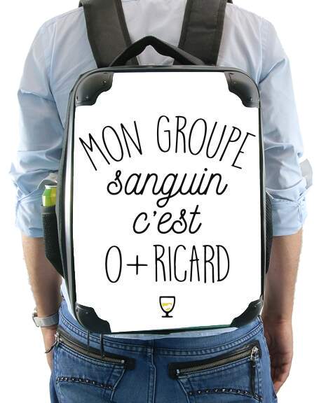  Mon groupe sanguin Ricard voor Rugzak