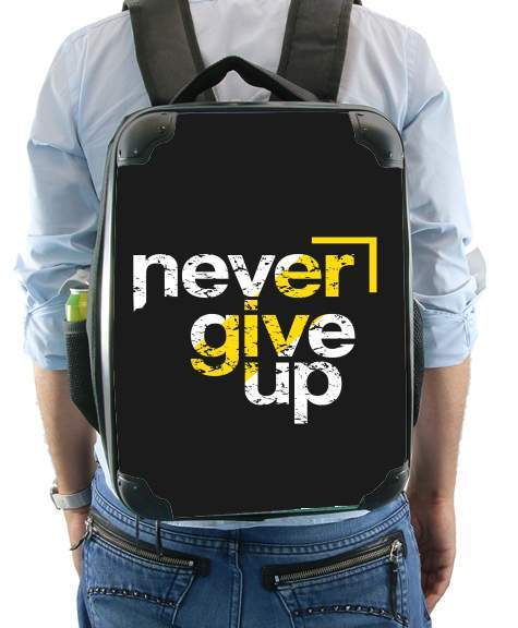  Never Give Up voor Rugzak