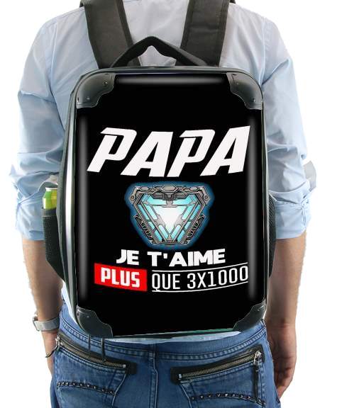  Papa je taime plus que 3x1000 voor Rugzak