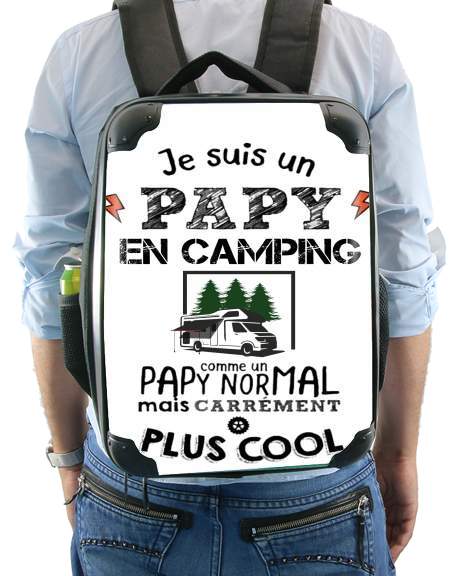  Papy en camping car voor Rugzak