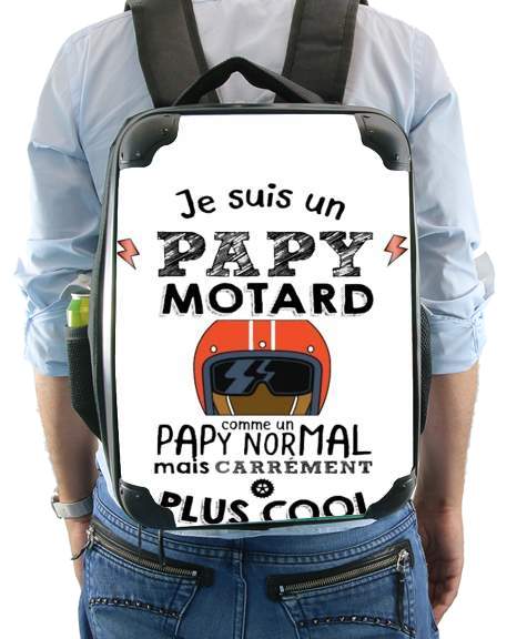  Papy motard voor Rugzak