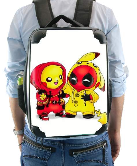  Pikachu x Deadpool voor Rugzak