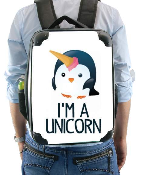  Pingouin wants to be unicorn voor Rugzak