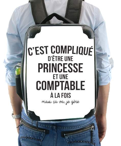  Princesse et comptable voor Rugzak