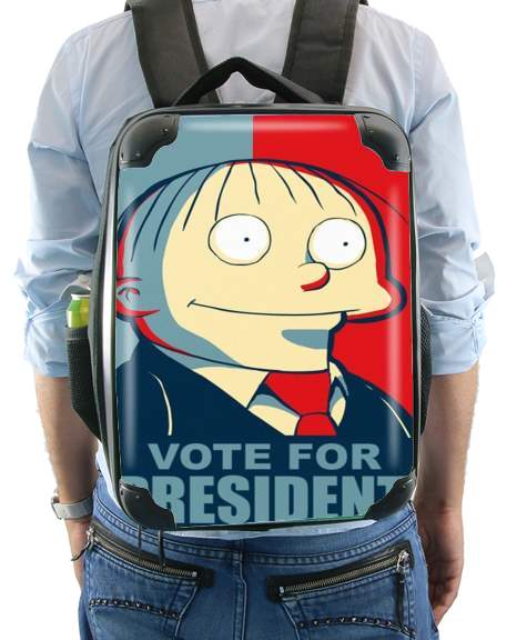  ralph wiggum vote for president voor Rugzak