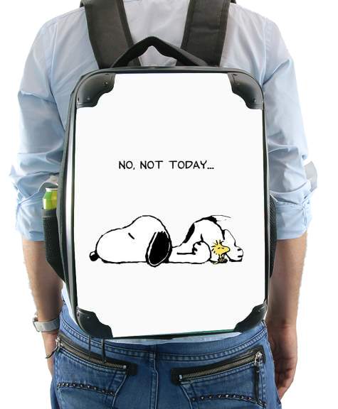  Snoopy No Not Today voor Rugzak