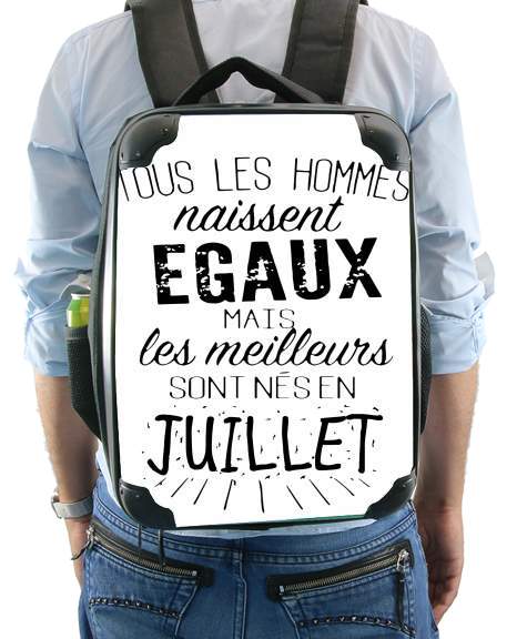  Tous les hommes naissent egaux mais les meilleurs sont nes en Juillet voor Rugzak