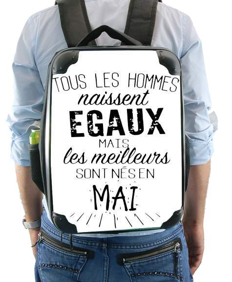  Tous les hommes naissent egaux mais les meilleurs sont nes en Mai voor Rugzak